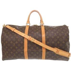 LOUIS VUITTON Authentic Brown Monogram Boston Bag